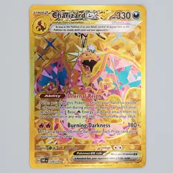 Charizard ex 228/197 Gold Secret Rare Obsidian Flames OBF Pokemon TCG - Image 1