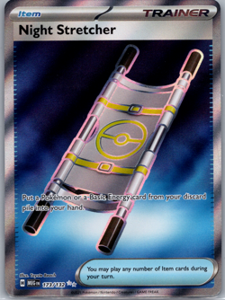 2025 POKEMON Night Stretcher 173/132 Me01: Mega Evolution Holo - Image 1