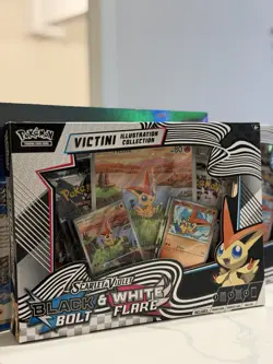 Pokemon TCG Victini Illustration Collection Black Bolt & White Flare New Sealed - Image 1