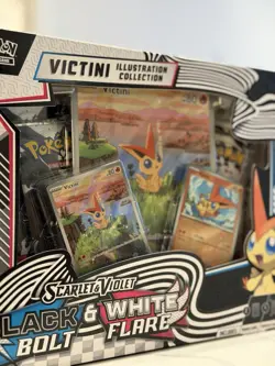 Pokemon TCG Victini Illustration Collection Black Bolt & White Flare New Sealed - Image 2