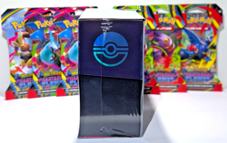 Pokemon TCG Lot Of (7) Phantasmal Flames: 1 ETB, 6 Sleeved Art Set Booster Pack - Image 4