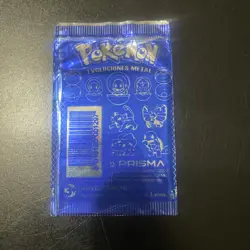 Pokemon Pikachu Sticker Album Packs Sealed Sticker Prisma Evoluciones Metal - Image 3