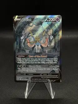Pokemon TCG Zacian v Crown Zenith: Galarian Gallery GG48/GG70 NM - Mint - Image 1