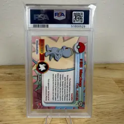 2000 Topps Chrome Pokemon TV Machop #66 PSA 10 GEM MT - Rare POP 37 Base Series - Image 4