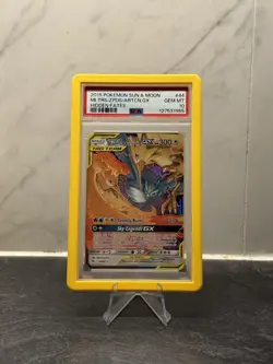 2019 Pokemon Moltres Zapdos & Articuno GX Tag Team Full Art 44/68 PSA 10 - Image 1