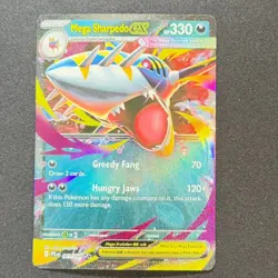 Mega Sharpedo Ex 61/94 Double Rare Me02: Phantasmal Flames Pokemon TCG - Image 1