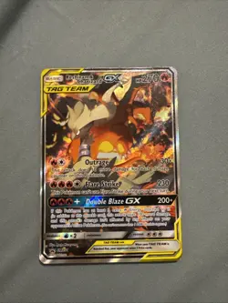 Pokemon TCG Reshiram and Zekrom GX Tag Team Full Art Ultra Rare Holo - Image 2