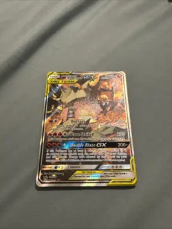 Pokemon TCG Reshiram and Zekrom GX Tag Team Full Art Ultra Rare Holo - Image 3