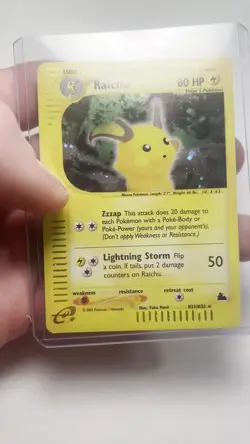 Pokemon TCG Raichu H25/H32 Skyridge Holo Rare - Image 2