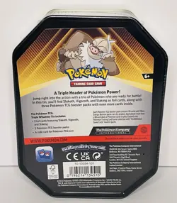Pokemon - Triple Whammy Collector Tin - Slaking - Factory Sealed - Image 2