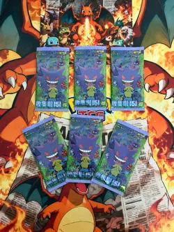 New Pokemon TCG Collection 2025 3.0 Surprise Slim 151C Chinese Box Purple 6Packs - Image 3