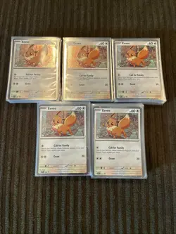 Eevee SVP200 Black Star Cosmos Holo Promo Destined Rivals Pokemon *LOT OF 125* - Image 1
