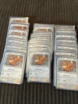 Eevee SVP200 Black Star Cosmos Holo Promo Destined Rivals Pokemon *LOT OF 125* - Image 2