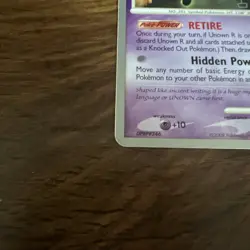 Pokemon TCG - Unown Lv. 16 (R) 77/146 - World Championship 2010 - Image 4