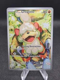 Hisuian Growlithe 181/167 Pokemon Twilight Masquerade - NM - Image 1