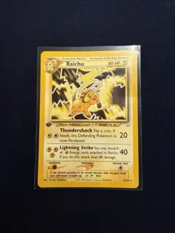 Raichu, 21/64, Neo Revelation, 1st Edition, Non Hologram, Pokemon - Image 1