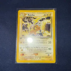 Raichu, 21/64, Neo Revelation, 1st Edition, Non Hologram, Pokemon - Image 3