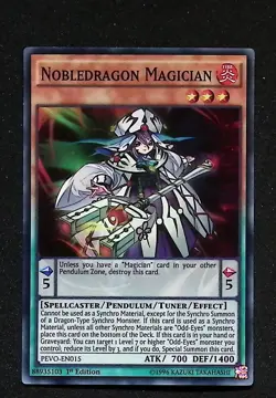 Nobledragon Magician - PEVO-EN015 - Super Rare - 1st Edition Yugioh - Image 1