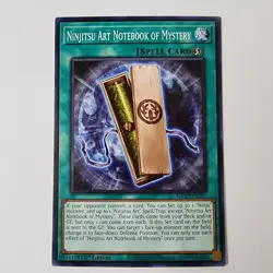Ninjitsu Art Notebook of Mystery - MP23-EN201 - NM - 1st Ed - Yugioh - Image 1