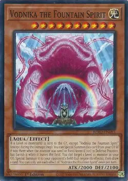 Near Mint, English Yu Gi Oh Vodnika the Fountain Spirit - BPRO-EN085 - Common - - Image 1