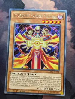 Illusionist Faceless Magician LED2-EN002 Rare - 1st Edition Yugioh - Image 1