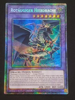 Rotaugiger Hiebdrache MP25-DE031 Starlight Rare Deutsch NM YUGIOH - Image 1