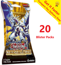 20 x YU-GI-OH! TCG Cyberstorm Access 9 x Card Blister Pack - Image 1