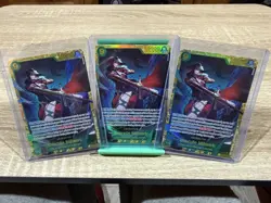 Dracule Mihawk SEC x3 Playset (119), OP14 - 119 Foil, One Piece TCG - Image 1