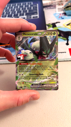 Meowscarada ex 015/193 Prize Pack Series Cards Holo - Image 1