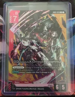 Gundam Card Game - GQuuuuuux (Omega Psycommu) GD03-034 LR English Holofoil - Image 1