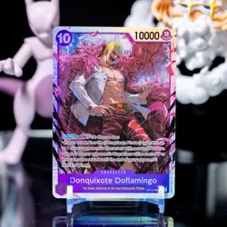 Donquixote Doflamingo OP14-069 Holo Super Rare One Piece TCG Game Card NM - Image 1