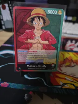 1st Monkey.D.Luffy Leader Card OP01-003 One Piece Demo Deck - Pre Errata (Lp) - Image 1