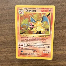 Pokemon Charizard 004/102 Base Set Holo 1999 #4 Played Ungraded Card - Image 1