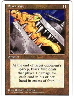 MTG Magic The Gathering Alternate 4th - Uncommon - Black Vise LP/NM - Image 1