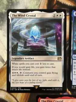 Fire Water Wind Darkness Earth Crystal Set (Regular) Final Fantasy English - NM - Image 2