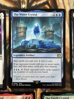 Fire Water Wind Darkness Earth Crystal Set (Regular) Final Fantasy English - NM - Image 3