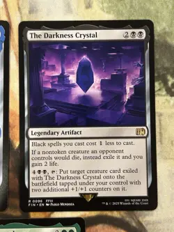 Fire Water Wind Darkness Earth Crystal Set (Regular) Final Fantasy English - NM - Image 4