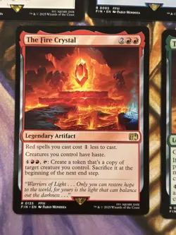 Fire Water Wind Darkness Earth Crystal Set (Regular) Final Fantasy English - NM - Image 5