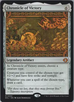 MTG Normal Chronicle of Victory M Lorwyn Eclipsed 253 NM - Image 1