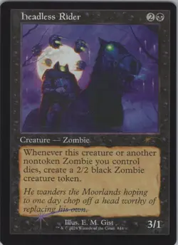 MTG Foil Headless Rider (Retro Frame) R Secret Lair Drop Series 844 NM - Image 1