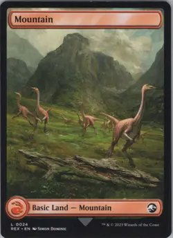 MTG Normal Mountain L Universes Beyond: Jurassic World Collection 24 NM - Image 1