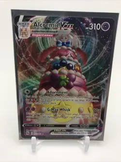 Pokemon TCG Alcremie VMAX Champion's Path 023/073 Holo Ultra Rare - Image 1