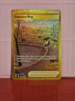 Gapejaw Bog (Secret Rare) 213/195 Pokemon Silver Tempest NM MT UP - Image 1
