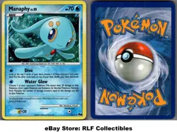 2009 Pokemon, POP Series 9, #2/17 Manaphy Lv. 25, Holo Rare - Image 1