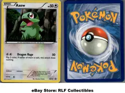 2011 Pokemon, Black & White Promos, #BW10 Axew, Holo Black Star Promo (c) - Image 1