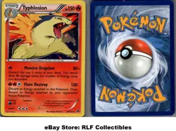 2015 Pokemon, XY BREAKthrough Promos, #20/162 Typhlosion, Cosmos Holo Rare - Image 1
