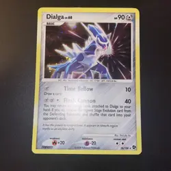 Pokemon TCG: Dialga 16/106 Holo Rare Diamond & Pearl Great Encounters LP/MP - Image 1