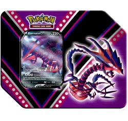 Pokemon TCG Pokemon V Powers Tin Fall 2020 Eternatus 5 Booster Packs AUTHENTIC - Image 1