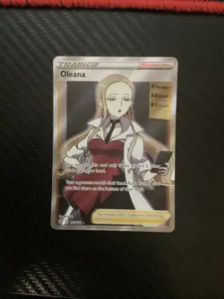 Oleana (Full Art) 191/192 Ultra Rare Holo NM Pokemon SWSH02: Rebel Clash - Image 1