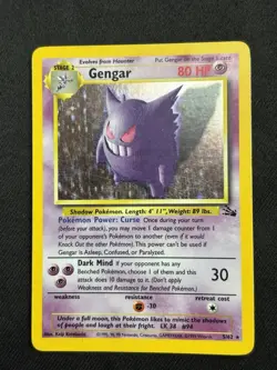 Pokemon Gengar 18/100 Stormfront Regular Rare Stage 2 110HP English TCG - Image 1